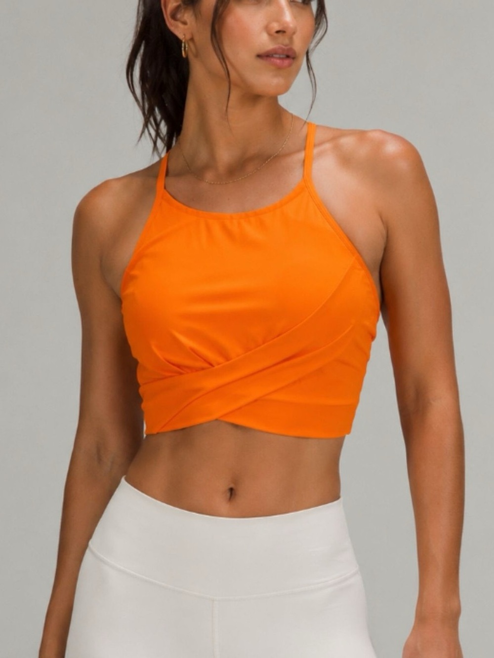 Lululemon Flow Y Wrap-Front High-Neck Bra
